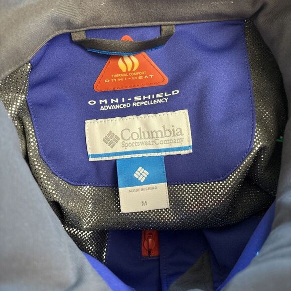 Columbia Running Omni-heat Rain Tectonic Soft Shell Jacket Women's Medium - Picture 4 of 5